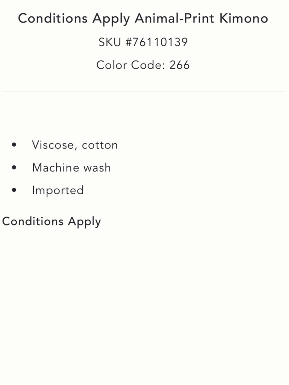 Anthropologie Kimono Duster by Conditions Apply - Tiger 🐅 - Picture 6 of 13